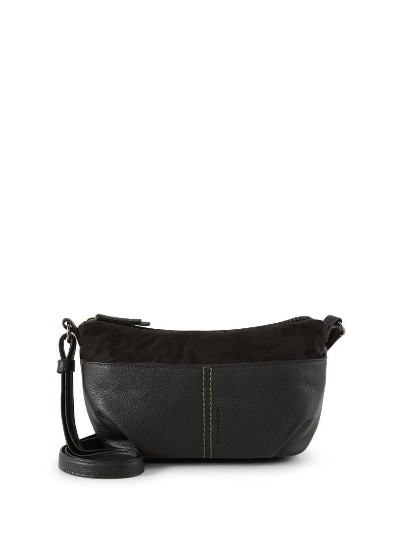 TOM TAILOR Damen TTMIHA Umhängetasche mit Material-Mix, schwarz, Uni, Gr. ONESIZE von Tom Tailor