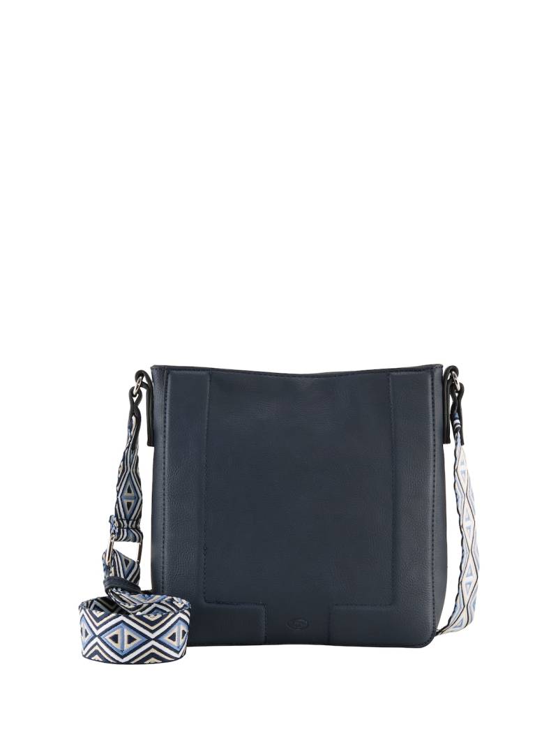 TOM TAILOR Damen TTNANI M Umhängetasche mit gewebtem Trageriemen, blau, Uni, Gr. ONESIZE von Tom Tailor