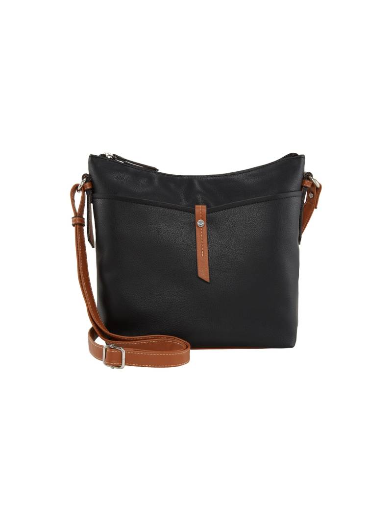 TOM TAILOR Damen TTNOVARA M Umhängetasche mit Außenfach, schwarz, Uni, Gr. ONESIZE von Tom Tailor