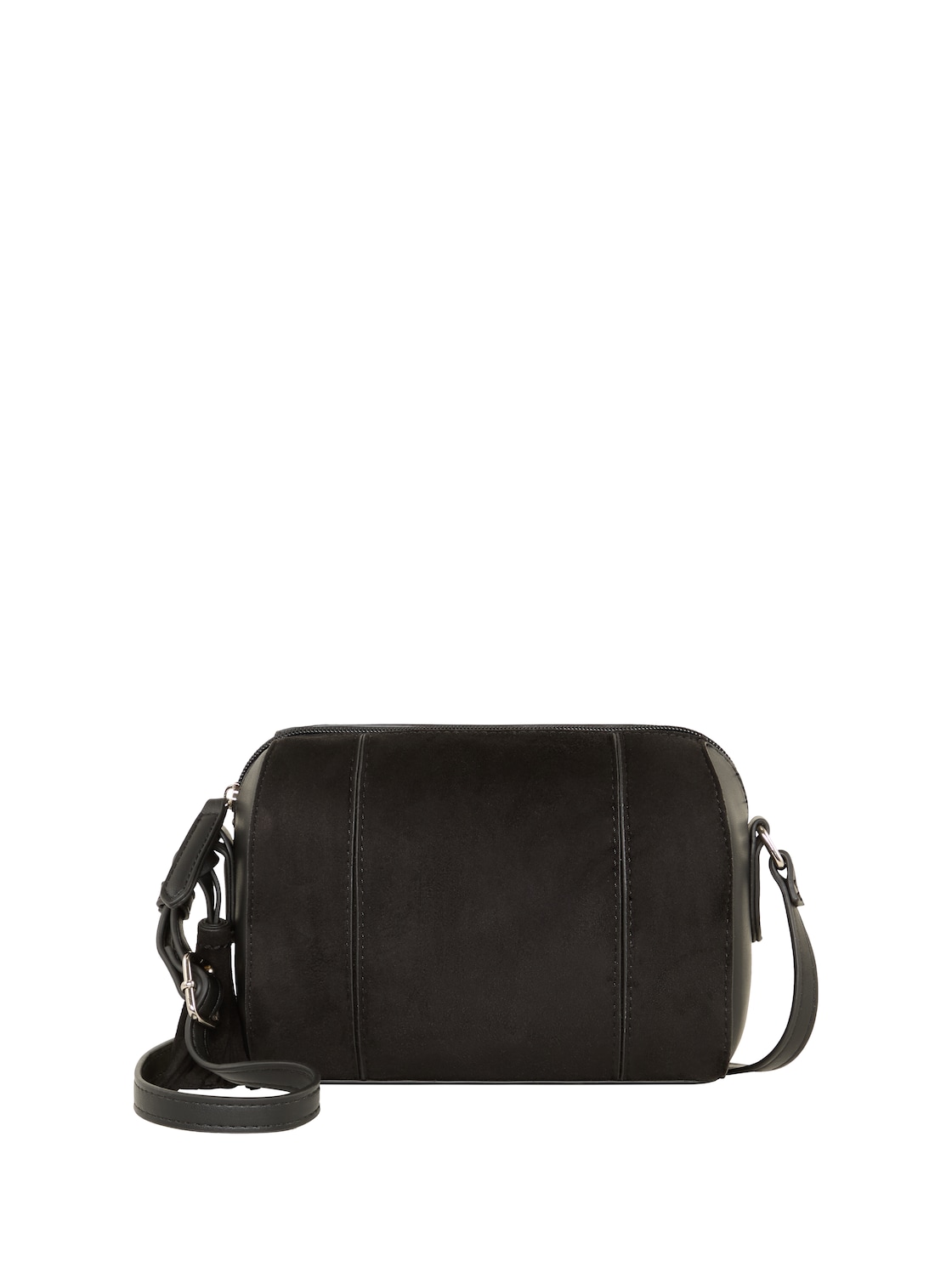 TOM TAILOR Damen TTPIRA Umhängetasche mit Anhänger, schwarz, Uni, Gr. ONESIZE von Tom Tailor