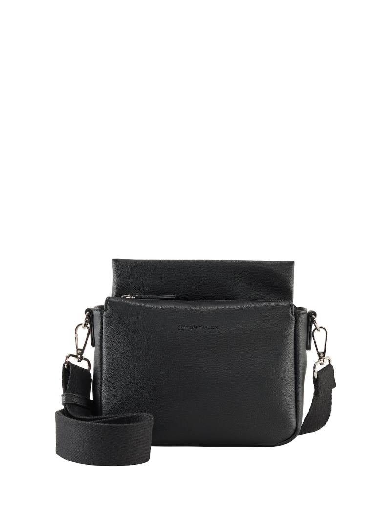 TOM TAILOR Damen TTRELLA S Umhängetasche mit kleinem Umschlag und Logo-Prägung, schwarz, Uni, Gr. ONESIZE von Tom Tailor
