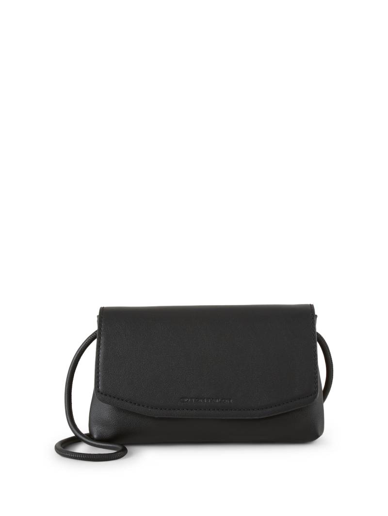 TOM TAILOR Damen TTRISSA XS Umhängetasche mit Umschlag, schwarz, Uni, Gr. ONESIZE von Tom Tailor