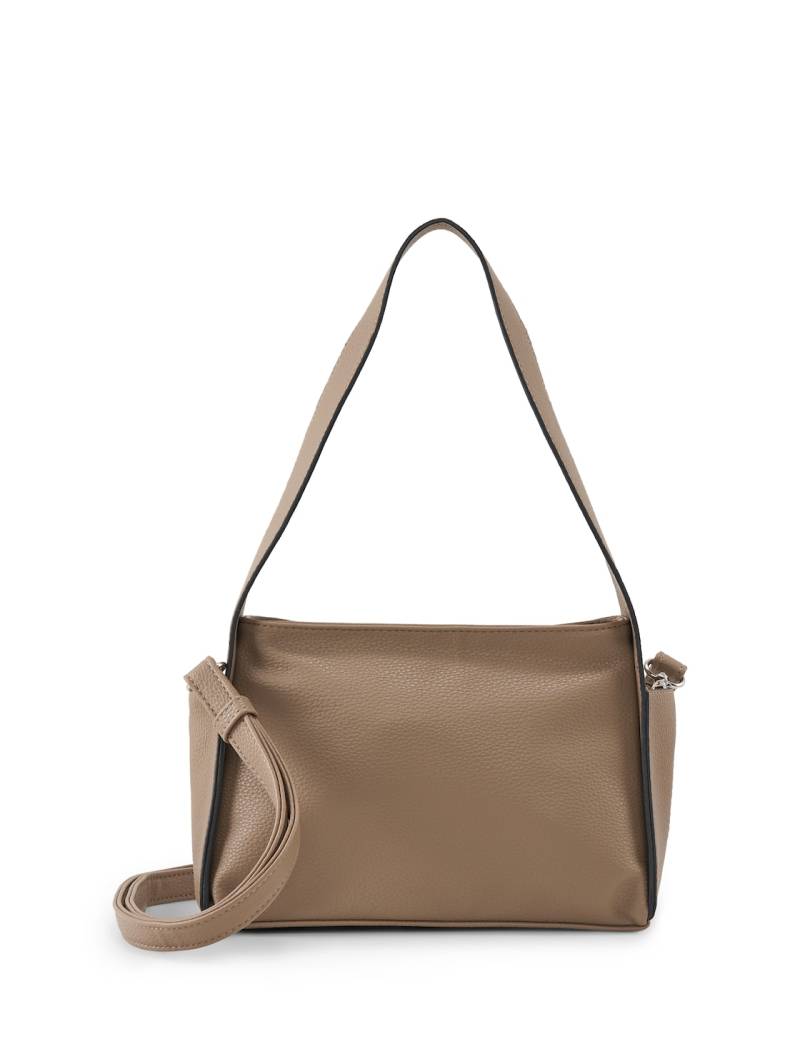 TOM TAILOR Damen TTROWAN Schultertasche aus Lederimitat, beige, Uni, Gr. ONESIZE von Tom Tailor