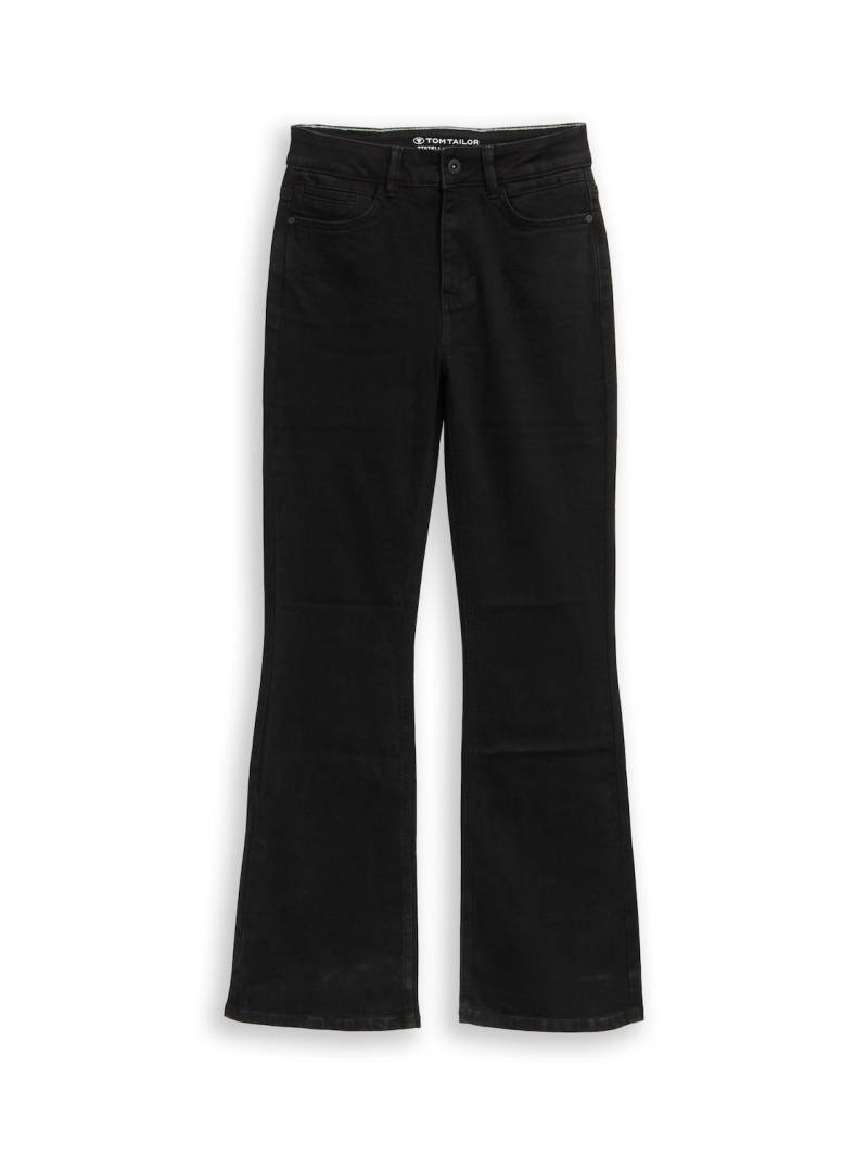 TOM TAILOR Damen TTSTELLA BOOTCUT Jeans mit Stretch, bunt, Uni, Gr. 27/34 von Tom Tailor