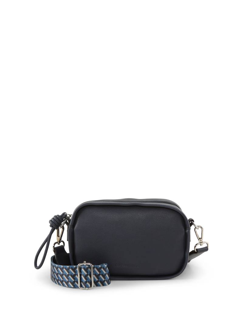 TOM TAILOR Damen TTTATIANA Umhängetasche mit gemustertem Webriemen, blau, Uni, Gr. ONESIZE von Tom Tailor