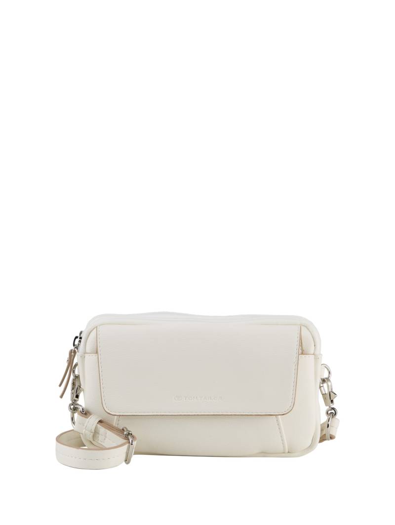 TOM TAILOR Damen TTTILLY S Umhängetasche mit Umschlag, weiß, Uni, Gr. ONESIZE von Tom Tailor