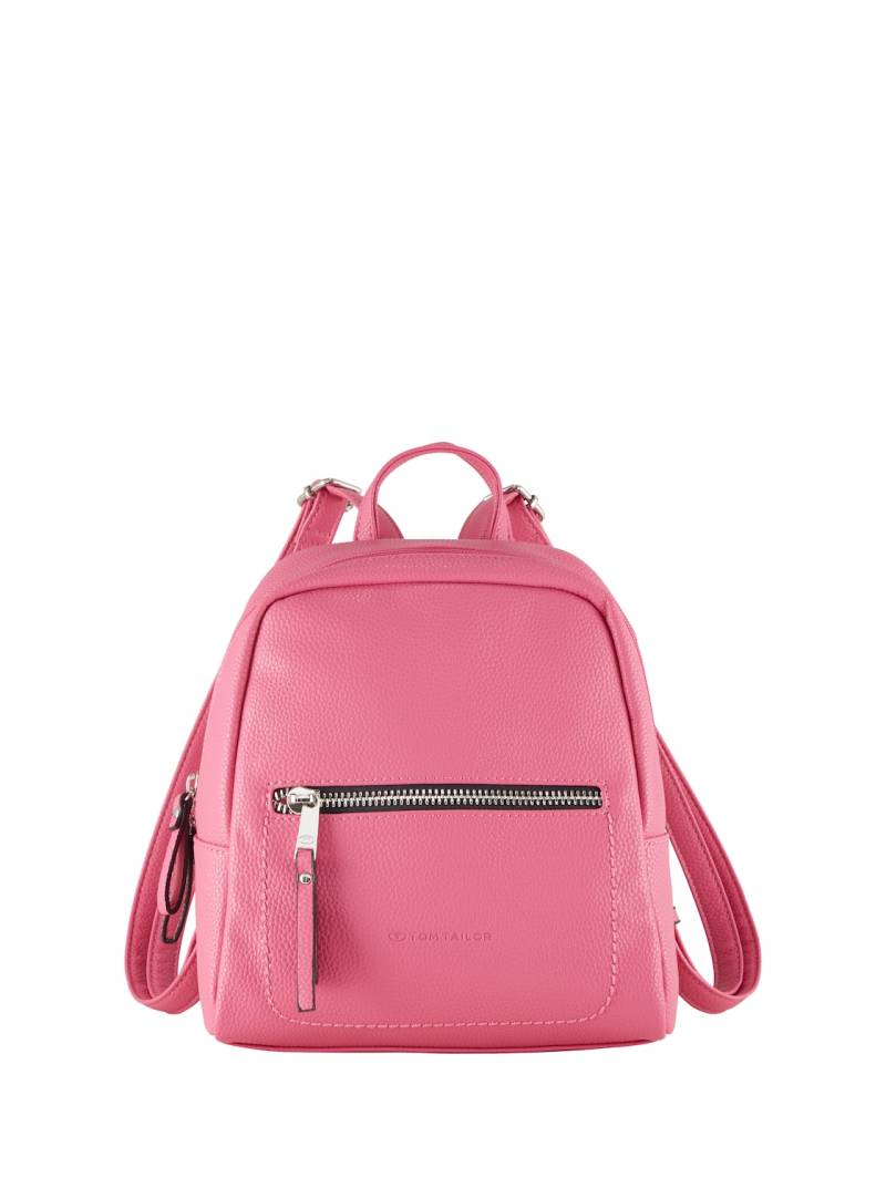 TOM TAILOR Damen TTTINNA S Rucksack mit kleiner Logo-Prägung, rosa, Uni, Gr. ONESIZE von Tom Tailor