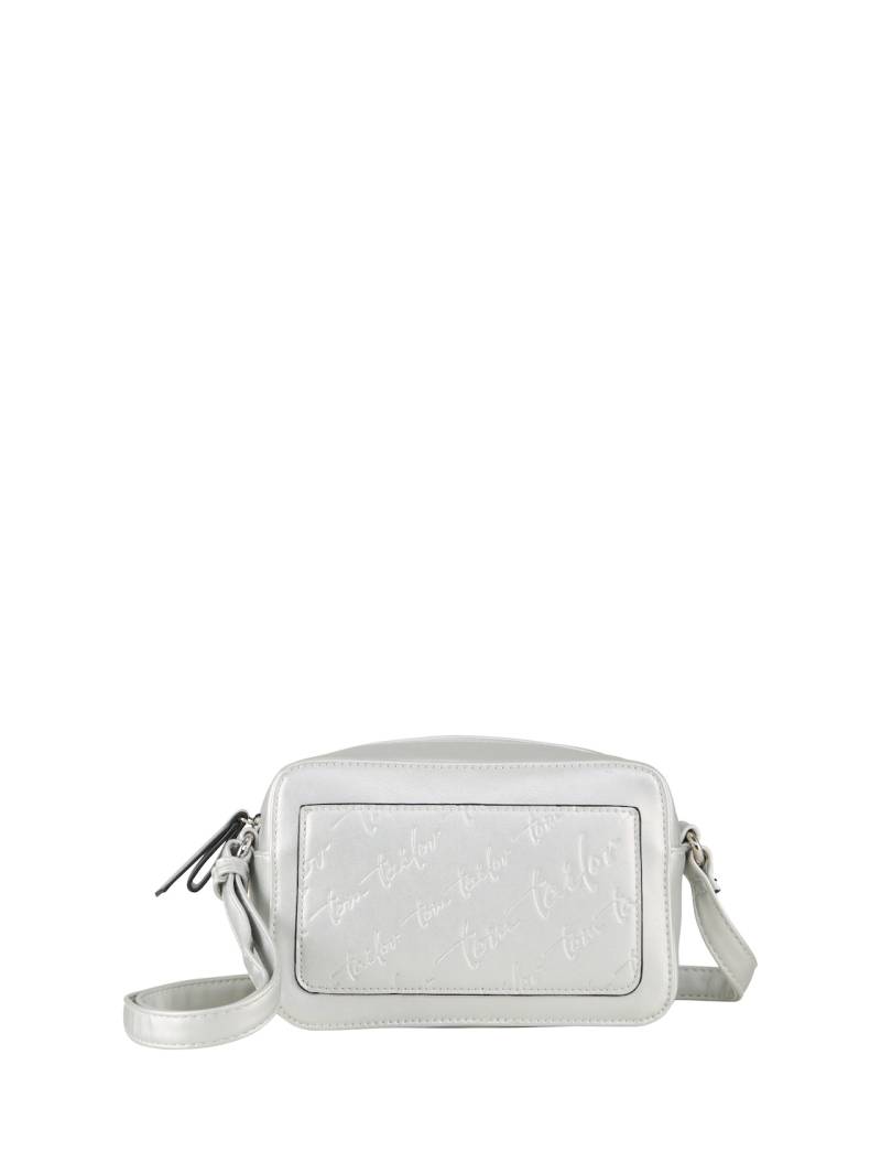 TOM TAILOR Damen TTWENDI Umhängetasche mit Logo-Prägung, silber, Uni, Gr. ONESIZE von Tom Tailor