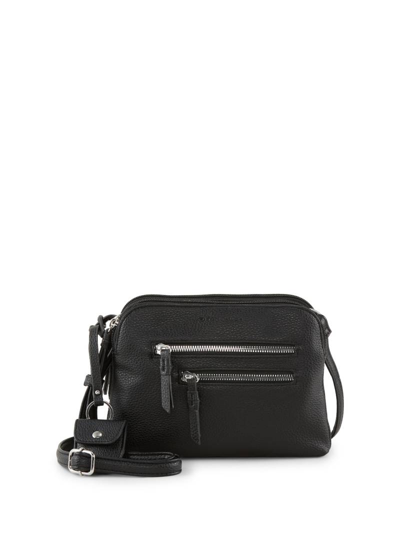 TOM TAILOR Damen TTWINONA S Umhängetasche mit Reißverschluss-Details, schwarz, Uni, Gr. ONESIZE von Tom Tailor