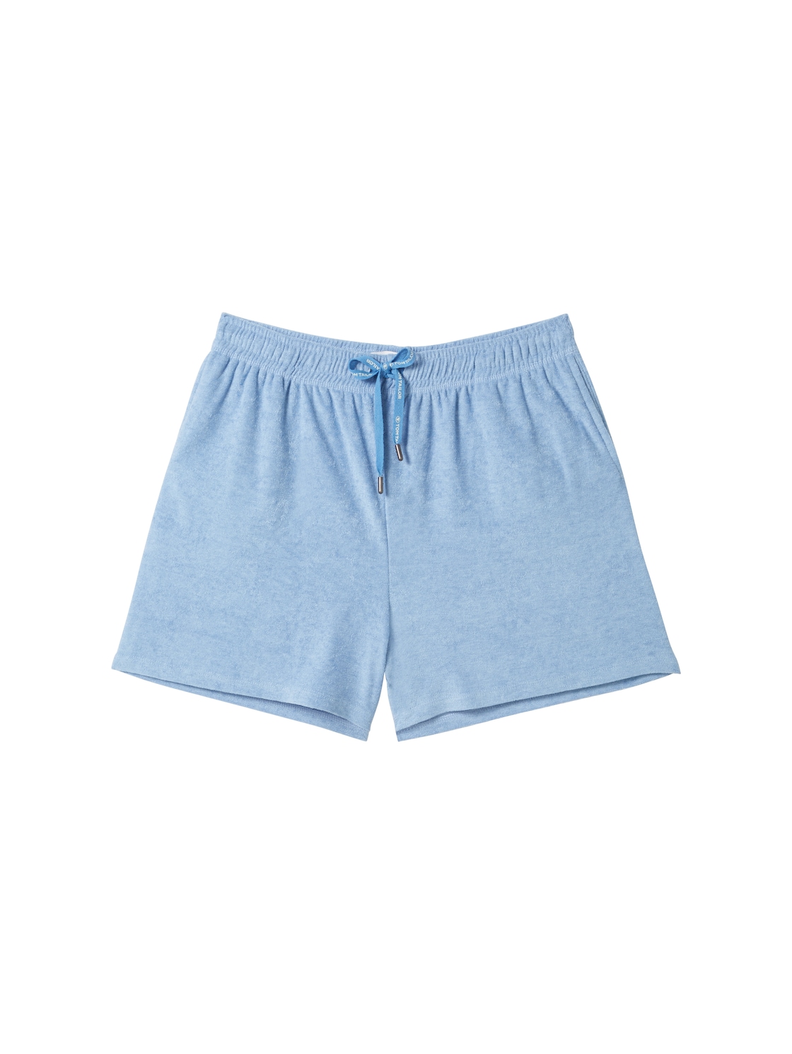 TOM TAILOR Damen Unifarbene Shorts, blau, Uni, Gr. S/36 von Tom Tailor