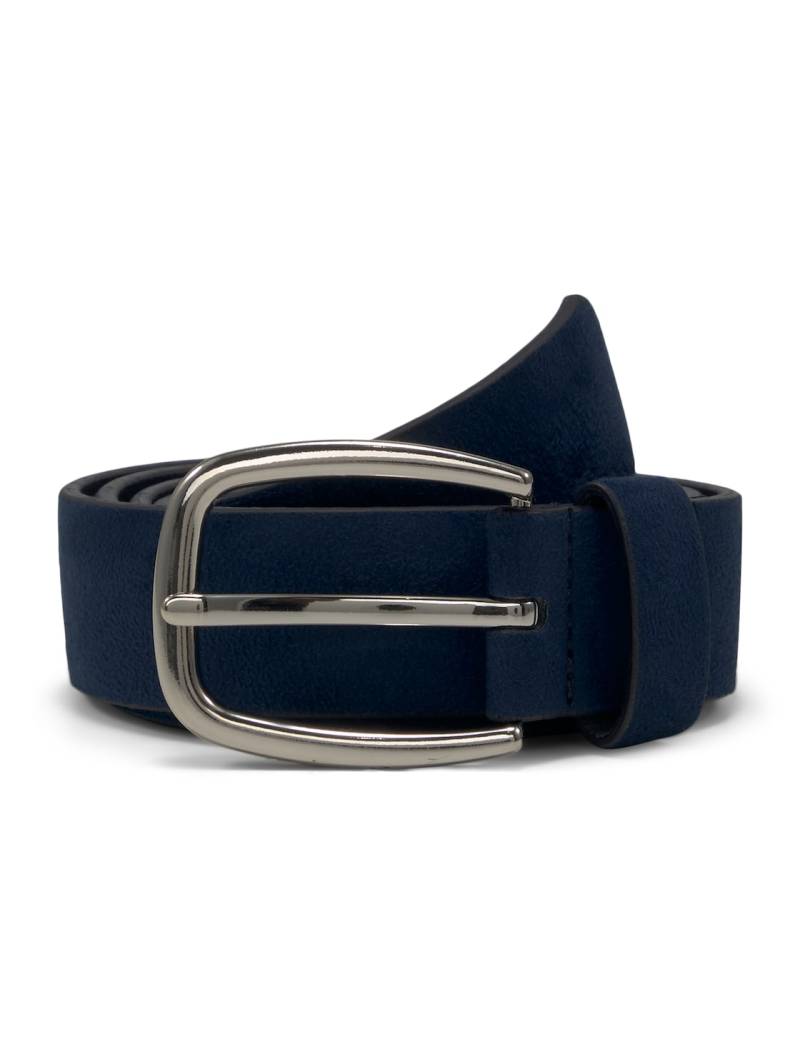 TOM TAILOR Damen Veloursleder Gürtel, blau, Logo Print, Gr. 90 TOM TAILOR Damen Veloursleder Gürtel, blau, Logo Print, Gr. 90 von Tom Tailor