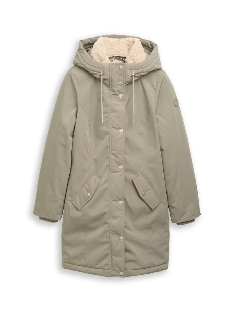 TOM TAILOR Damen Winter Parka mit Kapuze, grün, Uni, Gr. XS TOM TAILOR Damen Winter Parka mit Kapuze, grün, Uni, Gr. XS von Tom Tailor