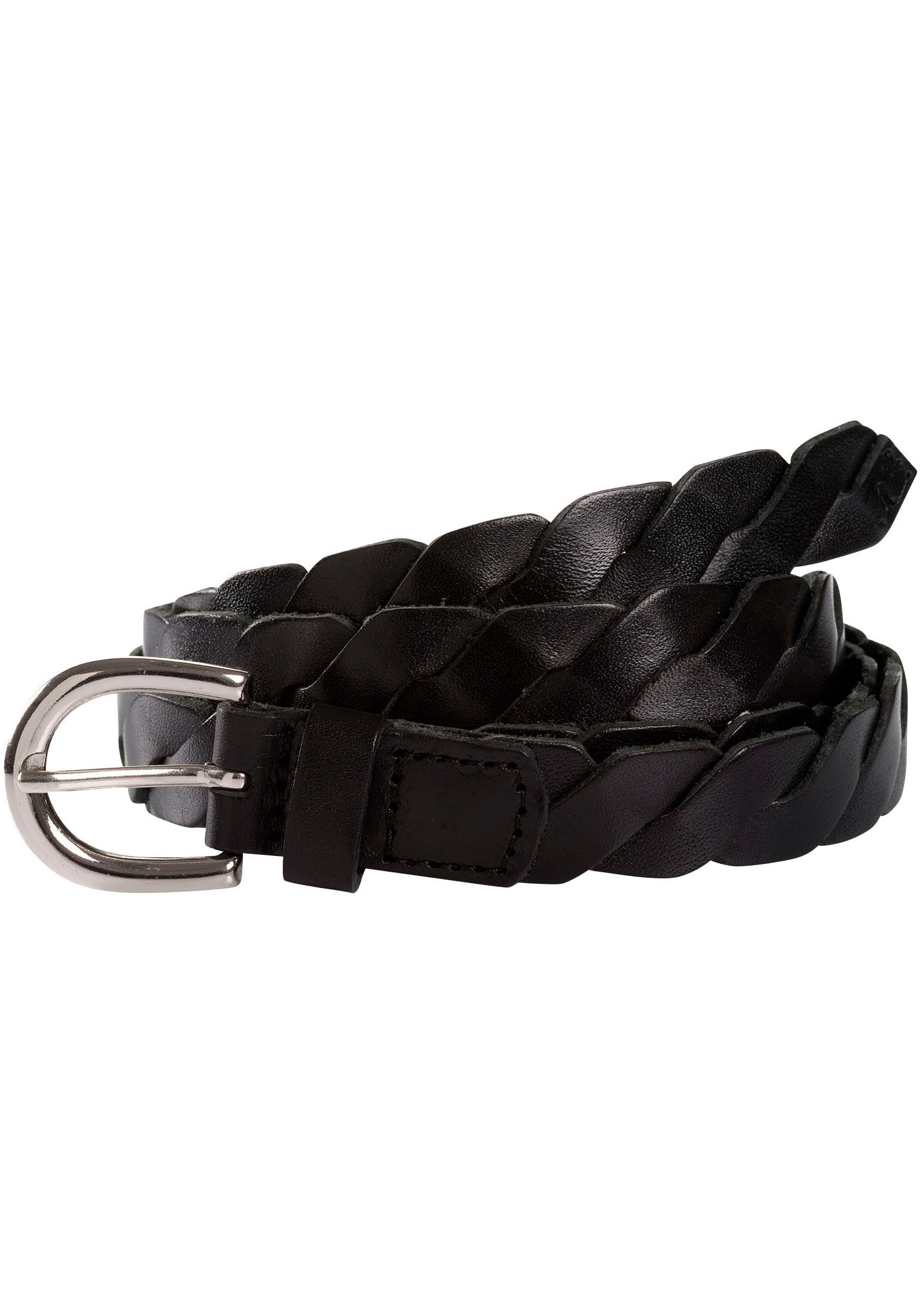 TOM TAILOR Flechtgürtel "TTANGELA" 2 cm breiter Damen Flechtgürtel, Vollleder von Tom Tailor