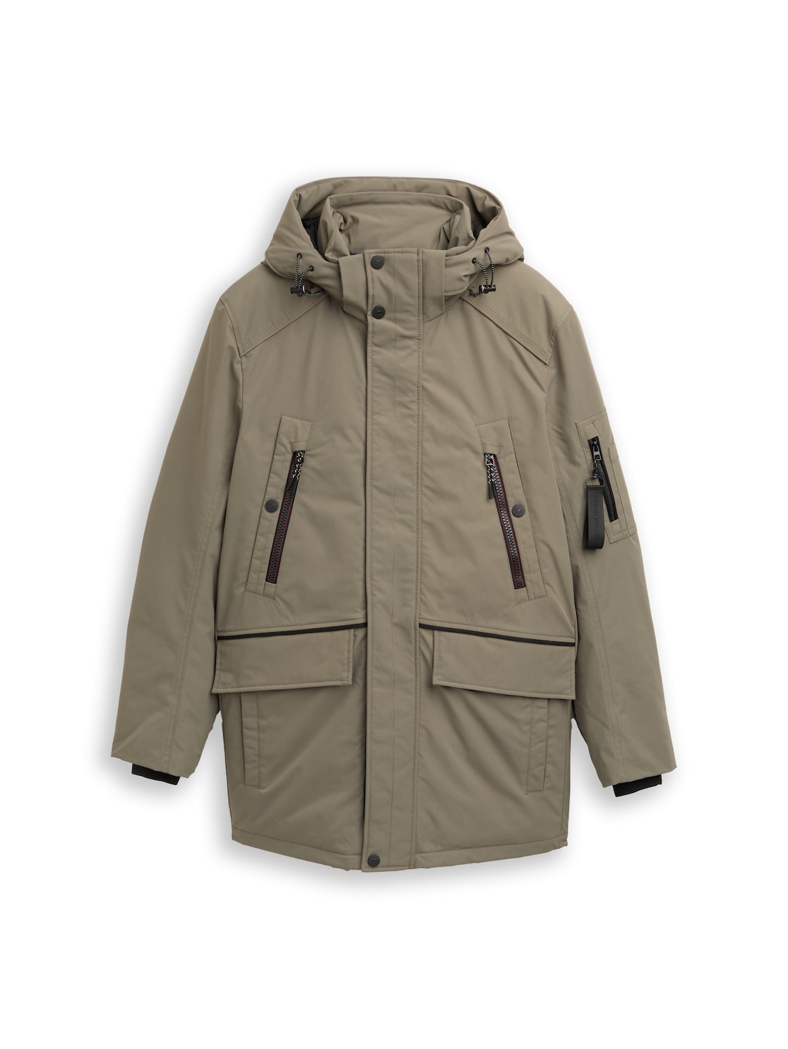 TOM TAILOR Herren Arctic Parka mit abnehmbarer Kapuze, grün, Uni, Gr. XXXL TOM TAILOR Herren Arctic Parka mit abnehmbarer Kapuze, grün, Uni, Gr. XXXL von Tom Tailor