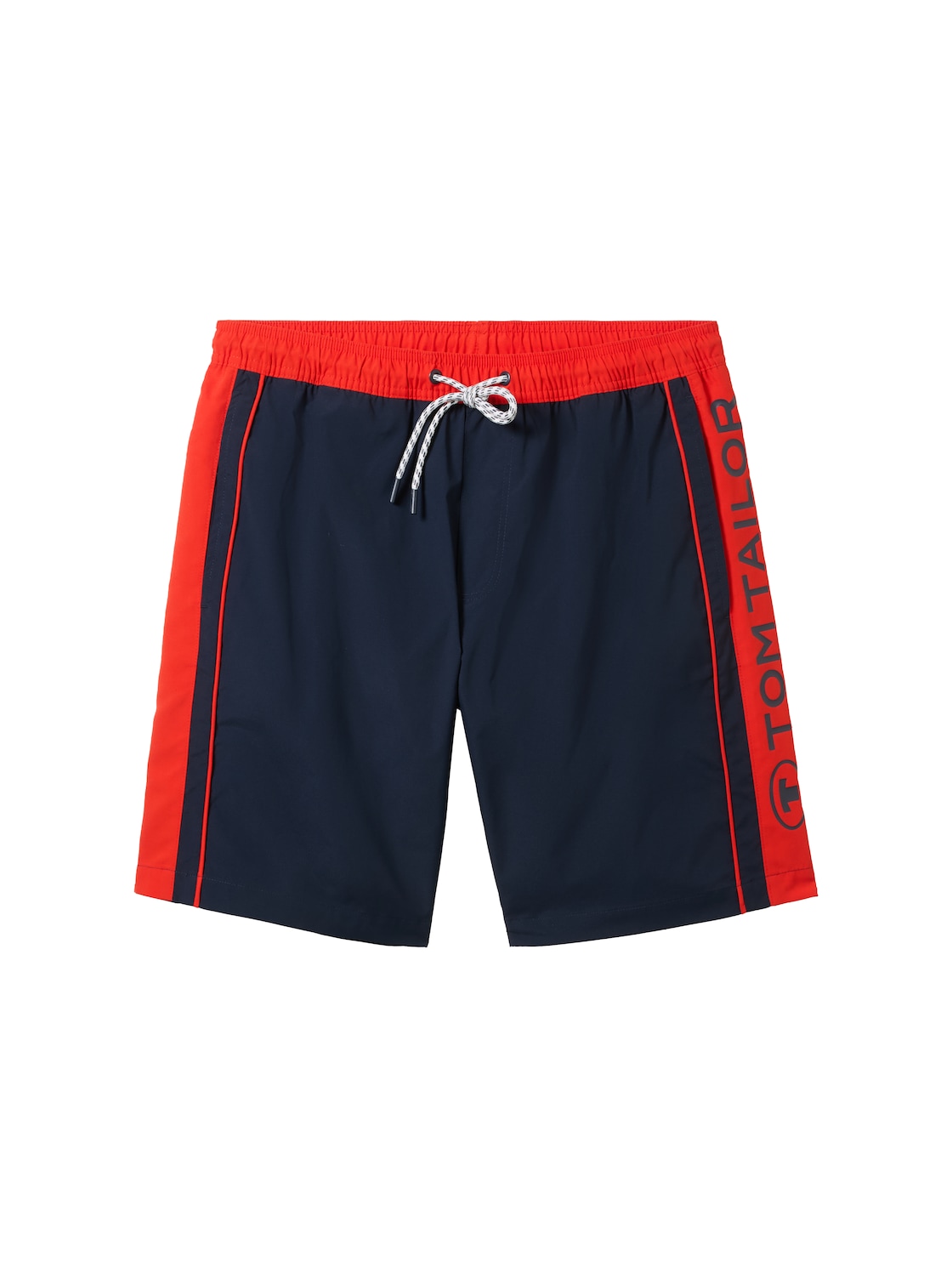 TOM TAILOR Herren Badeshorts mit Colour Blocking, blau, Colour Blocking, Gr. M von Tom Tailor