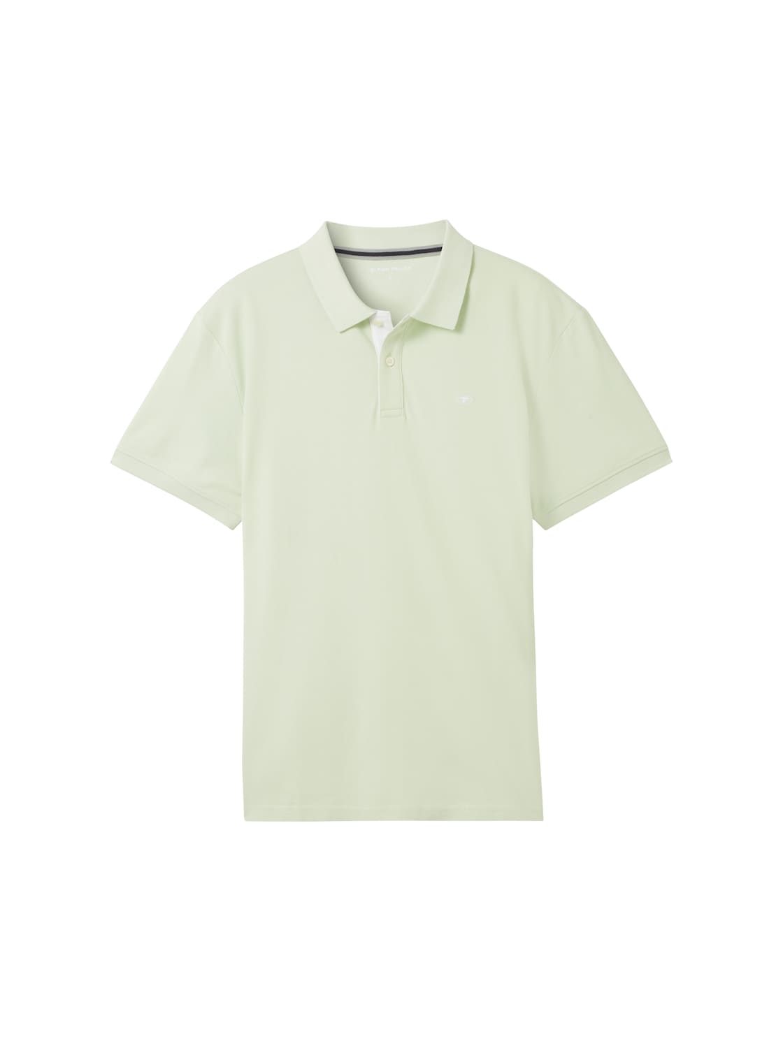 TOM TAILOR Herren Basic Polo Shirt, grün, Uni, Gr. L von Tom Tailor