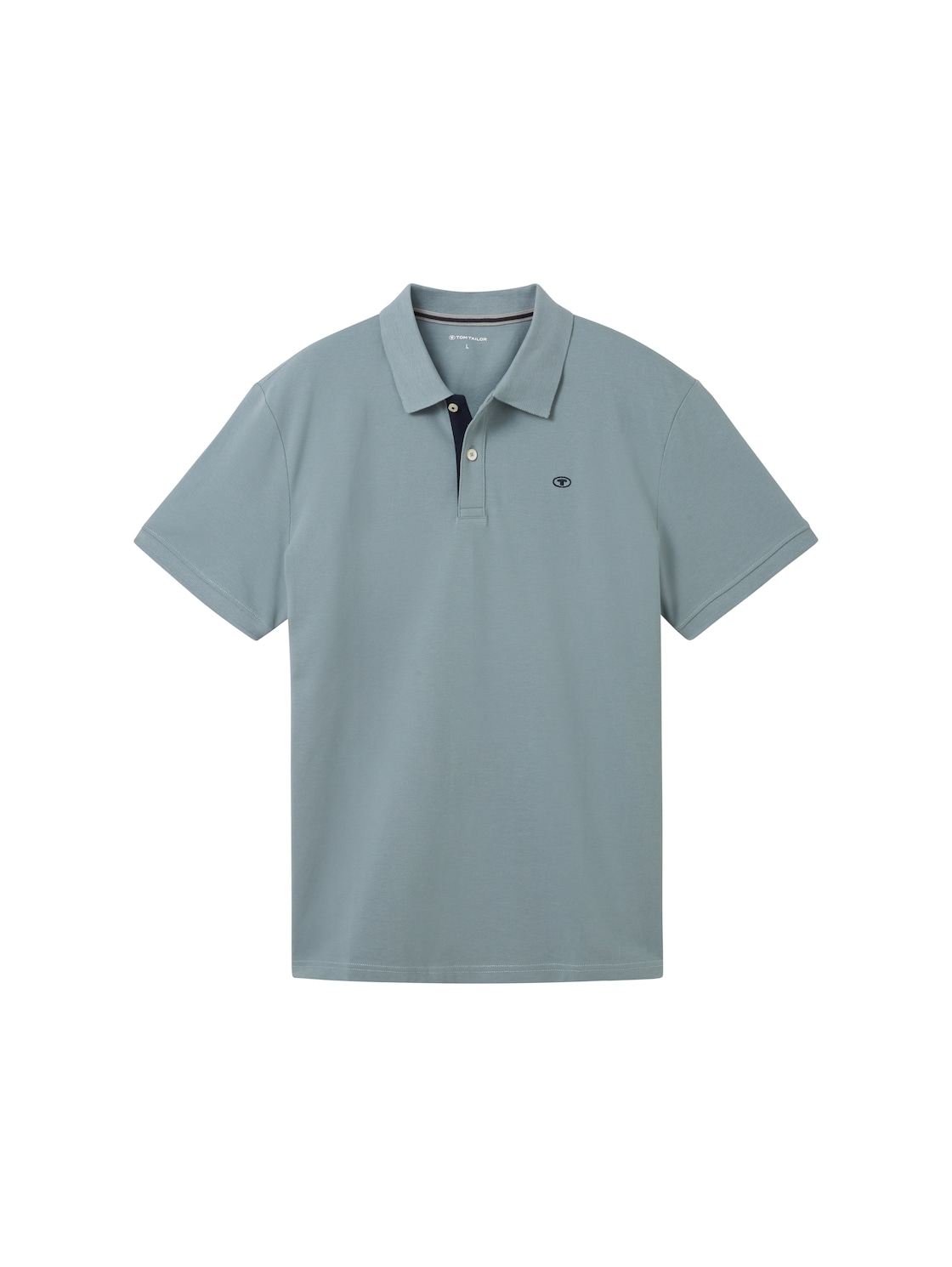 TOM TAILOR Herren Basic Poloshirt, grün, Uni, Gr. S von Tom Tailor