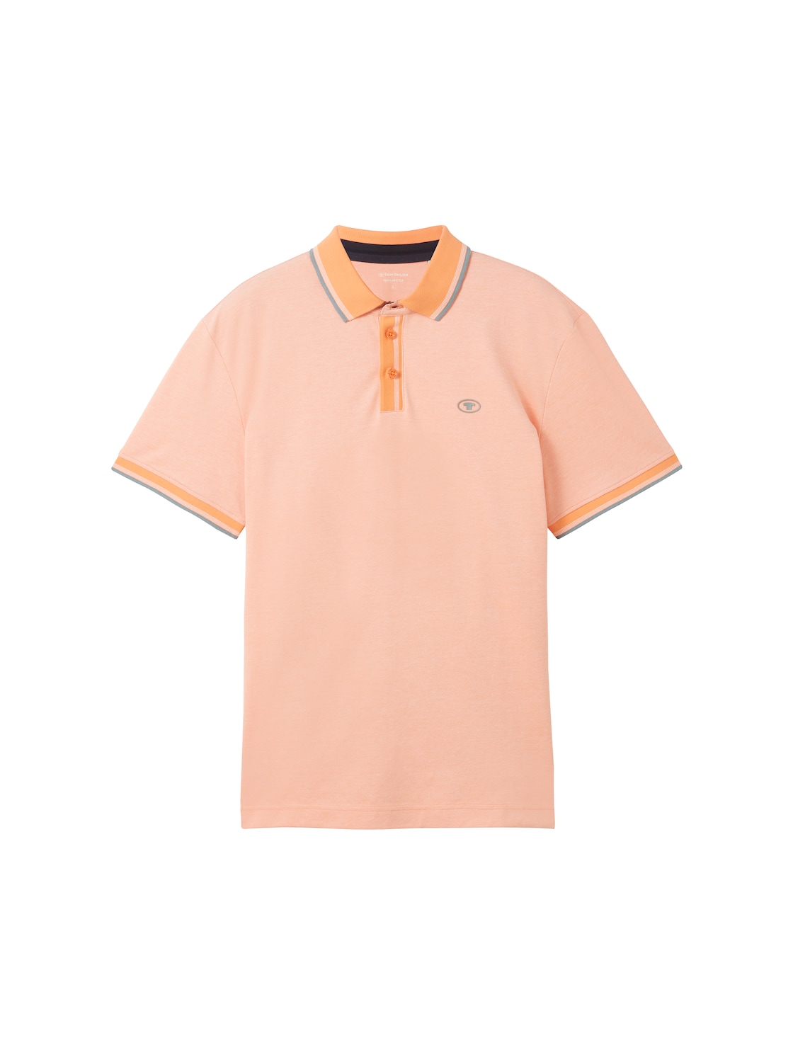 TOM TAILOR Herren Basic Poloshirt, orange, Uni, Gr. M von Tom Tailor