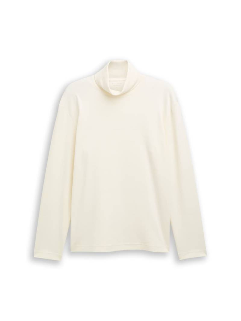 TOM TAILOR Herren Basic Rollkragenshirt, braun, Uni, Gr. XXXL von Tom Tailor