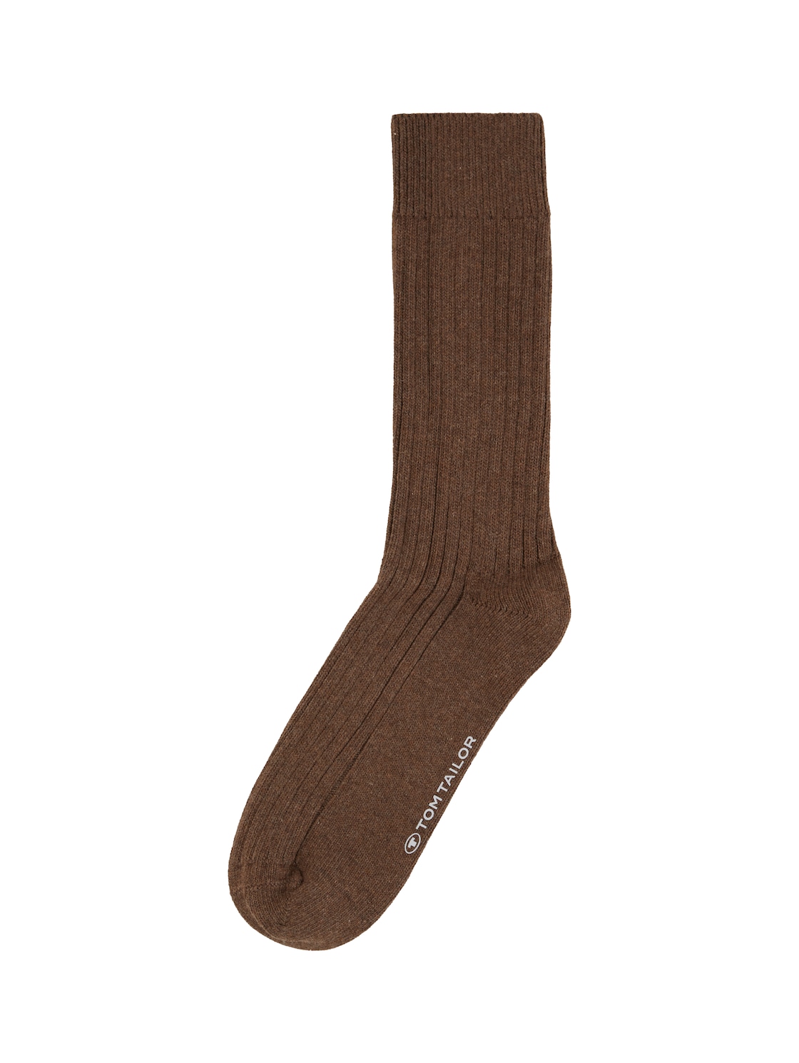 TOM TAILOR Herren Basic Socken, braun, Uni, Gr. 43-46 von Tom Tailor