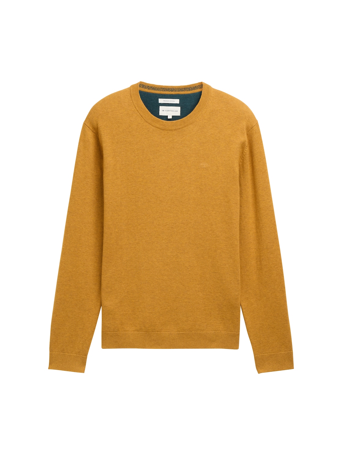 TOM TAILOR Herren Basic Strickpullover aus Baumwolle, gelb, Meliert, Gr. XL TOM TAILOR Herren Basic Strickpullover aus Baumwolle, gelb, Meliert, Gr. XL von Tom Tailor