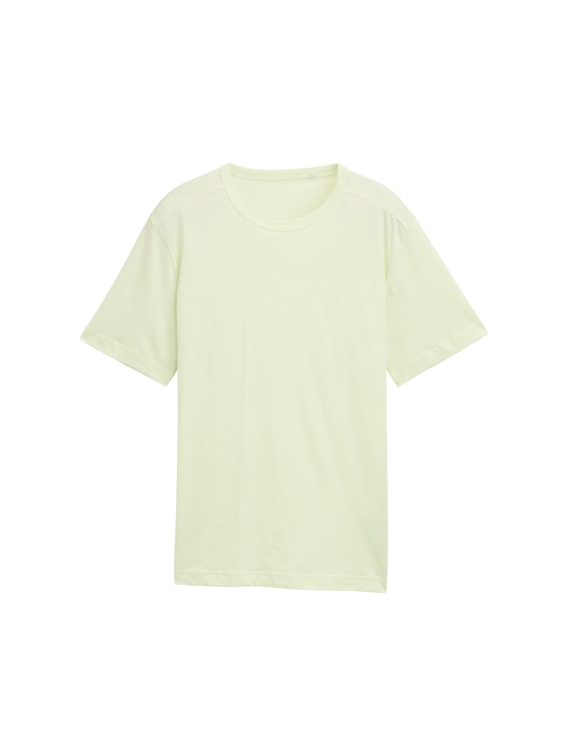 TOM TAILOR Herren Basic T-Shirt aus Baumwolle, grün, Uni, Gr. S von Tom Tailor