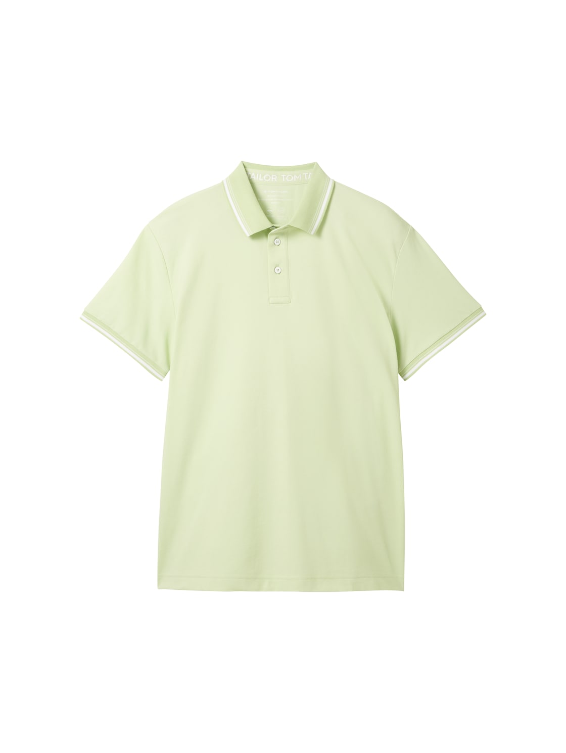 TOM TAILOR Herren COOLMAX® Poloshirt, grün, Uni, Gr. M von Tom Tailor