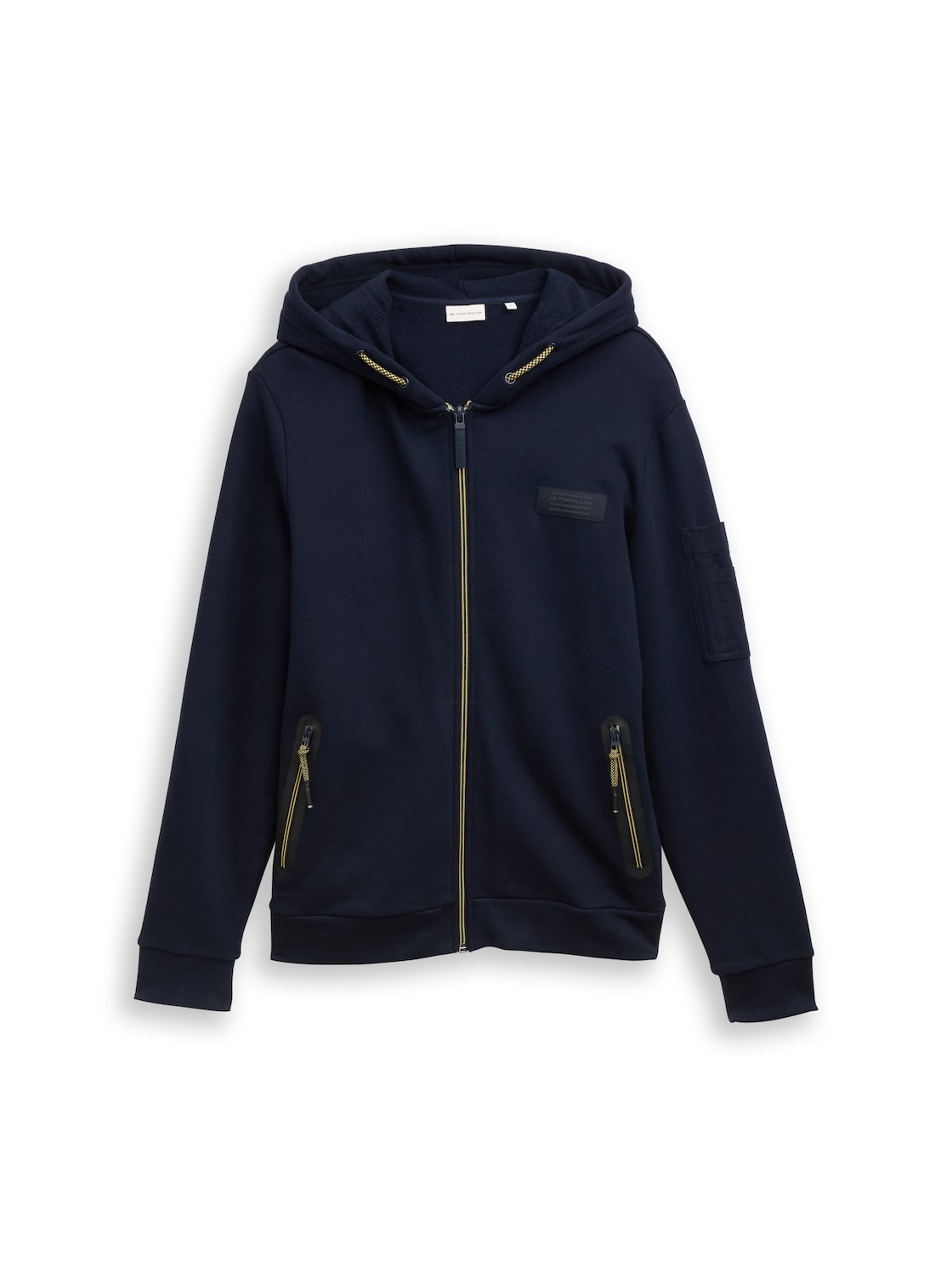 TOM TAILOR Herren Hoodie Sweatjacke mit Reißverschlusstaschen, blau, Uni, Gr. M TOM TAILOR Herren Hoodie Sweatjacke mit Reißverschlusstaschen, blau, Uni, Gr. M von Tom Tailor