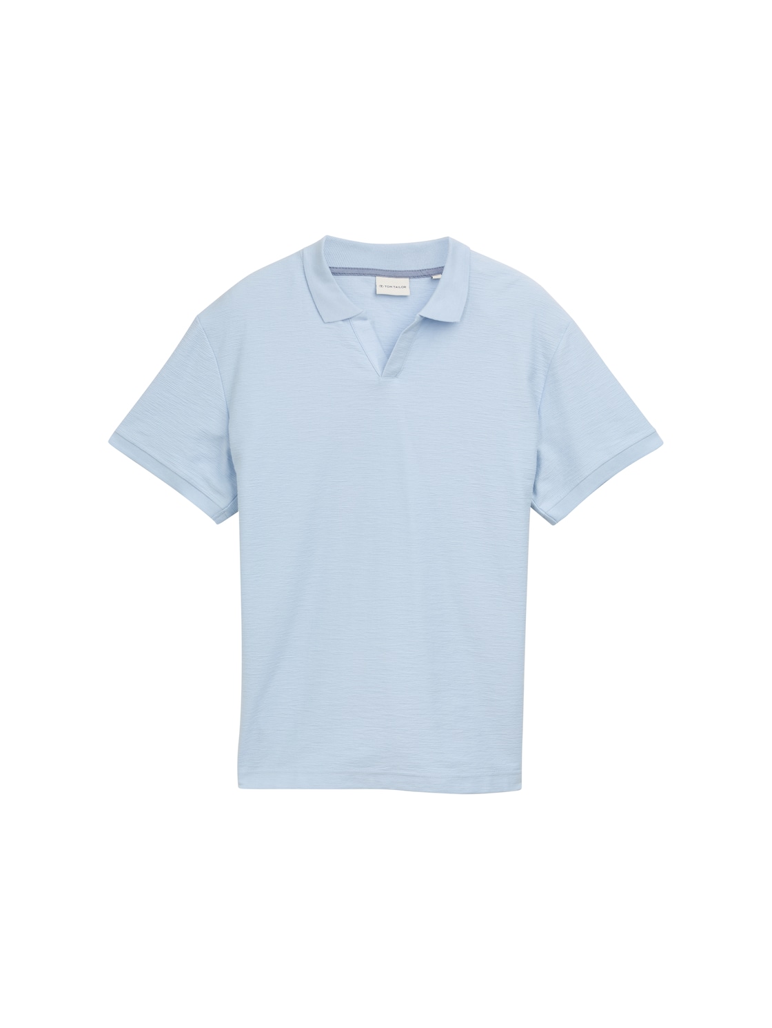 TOM TAILOR Herren Jersey Poloshirt, blau, Uni, Gr. L von Tom Tailor