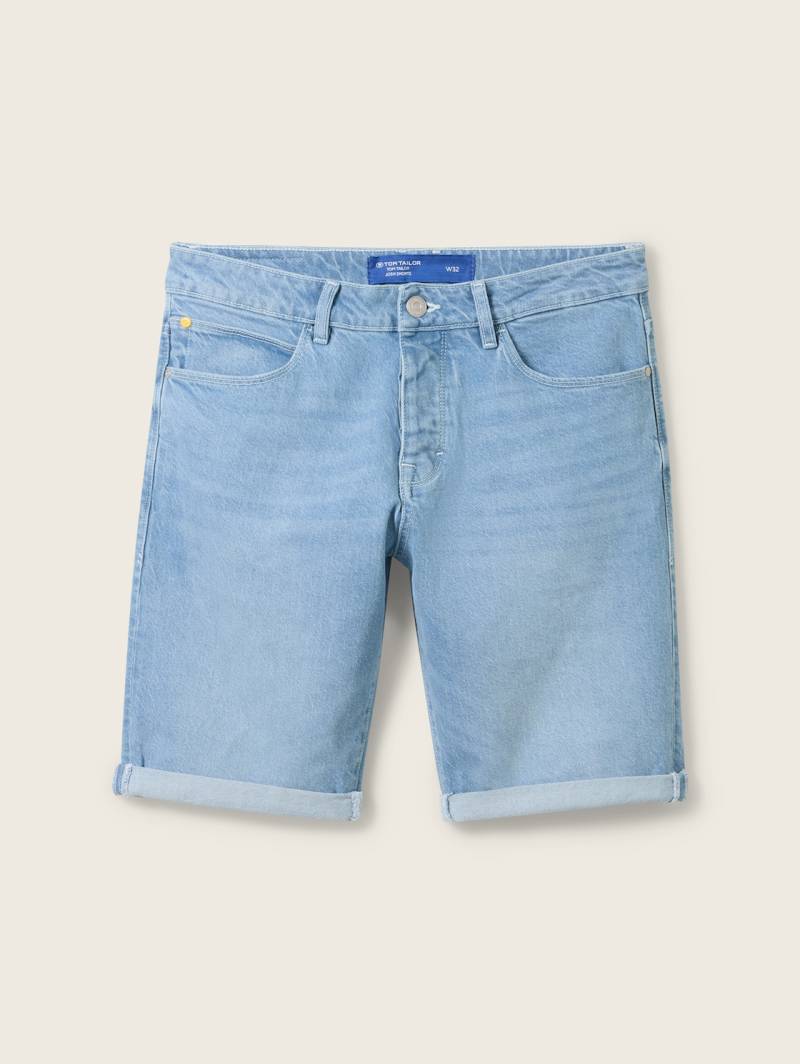 TOM TAILOR Herren Josh Jeans Shorts, blau, Uni, Gr. 31 von Tom Tailor