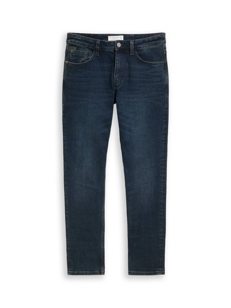 TOM TAILOR Herren TTJOSH REGULAR SLIM Jeans, blau, Uni, Gr. 38/32 von Tom Tailor