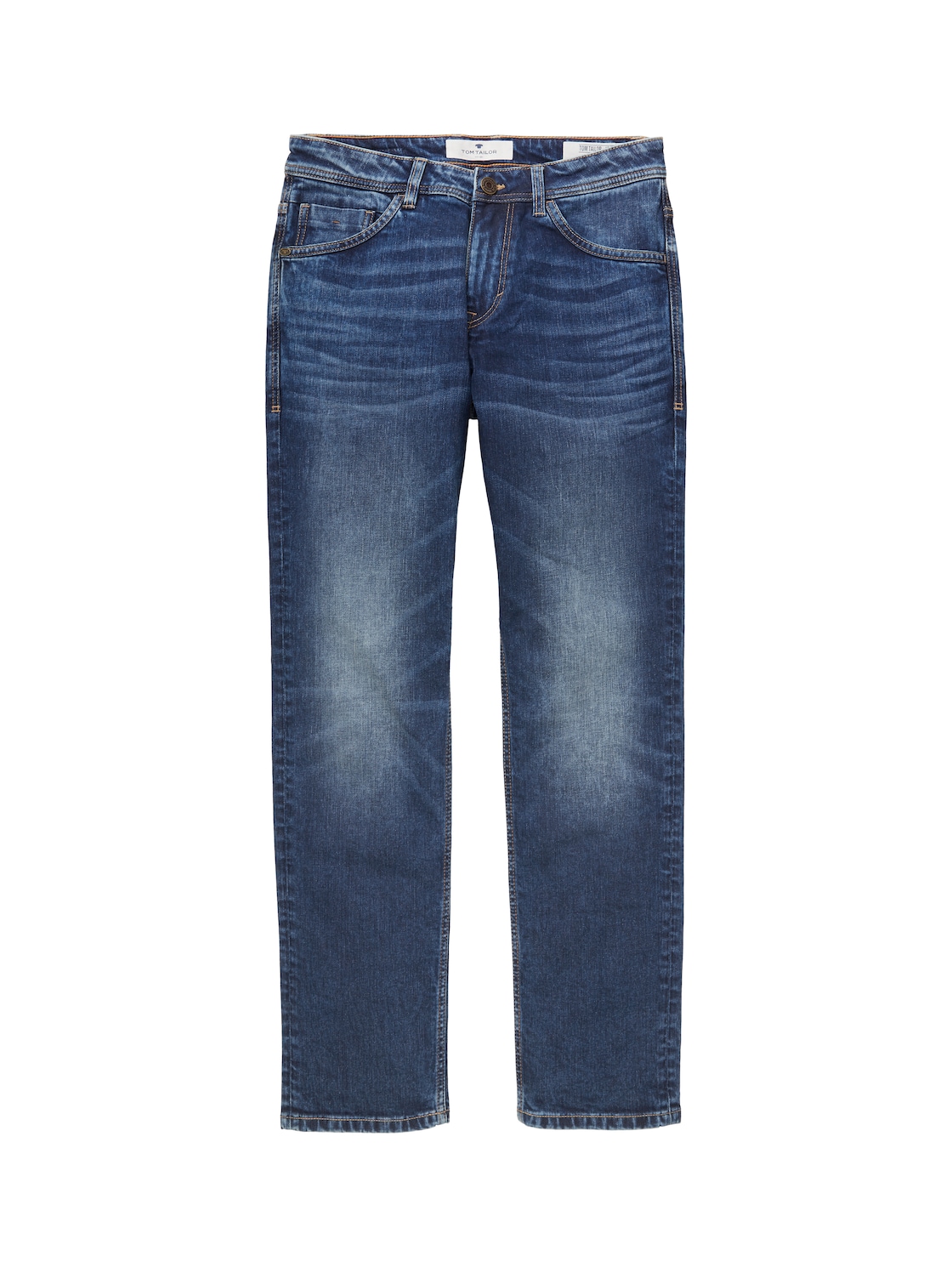 TOM TAILOR Herren TTJOSH REGULAR SLIM Jeans, blau, Uni, Gr. 36/30 von Tom Tailor