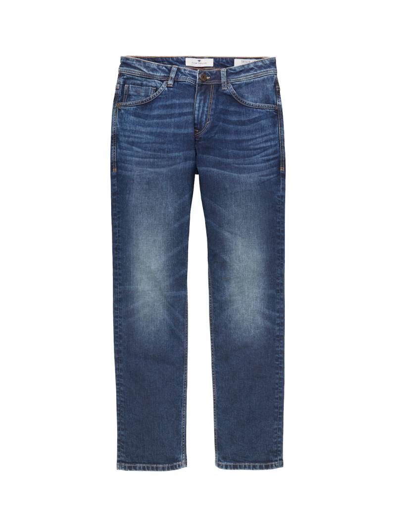 TOM TAILOR Herren TTJOSH REGULAR SLIM Jeans, blau, Uni, Gr. 40/32 von Tom Tailor