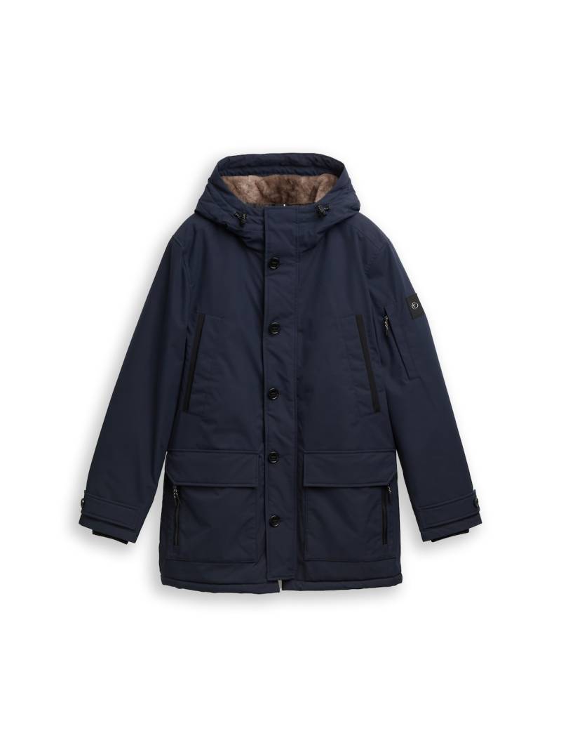 TOM TAILOR Herren Parka aus wasserdichtem Material, blau, Uni, Gr. L TOM TAILOR Herren Parka aus wasserdichtem Material, blau, Uni, Gr. L von Tom Tailor