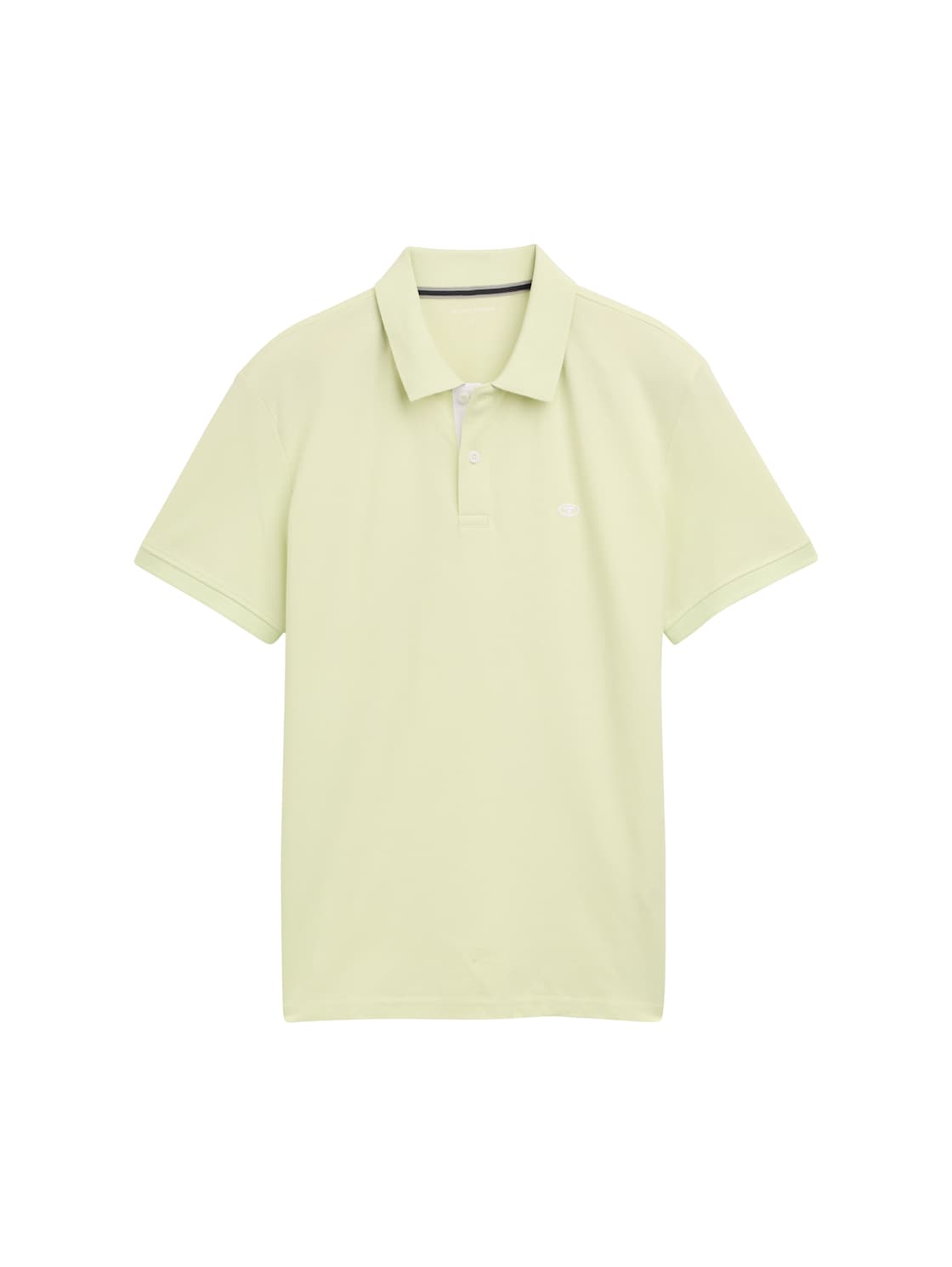 TOM TAILOR Herren Piqué Poloshirt aus Baumwolle, grün, Uni, Gr. S von Tom Tailor