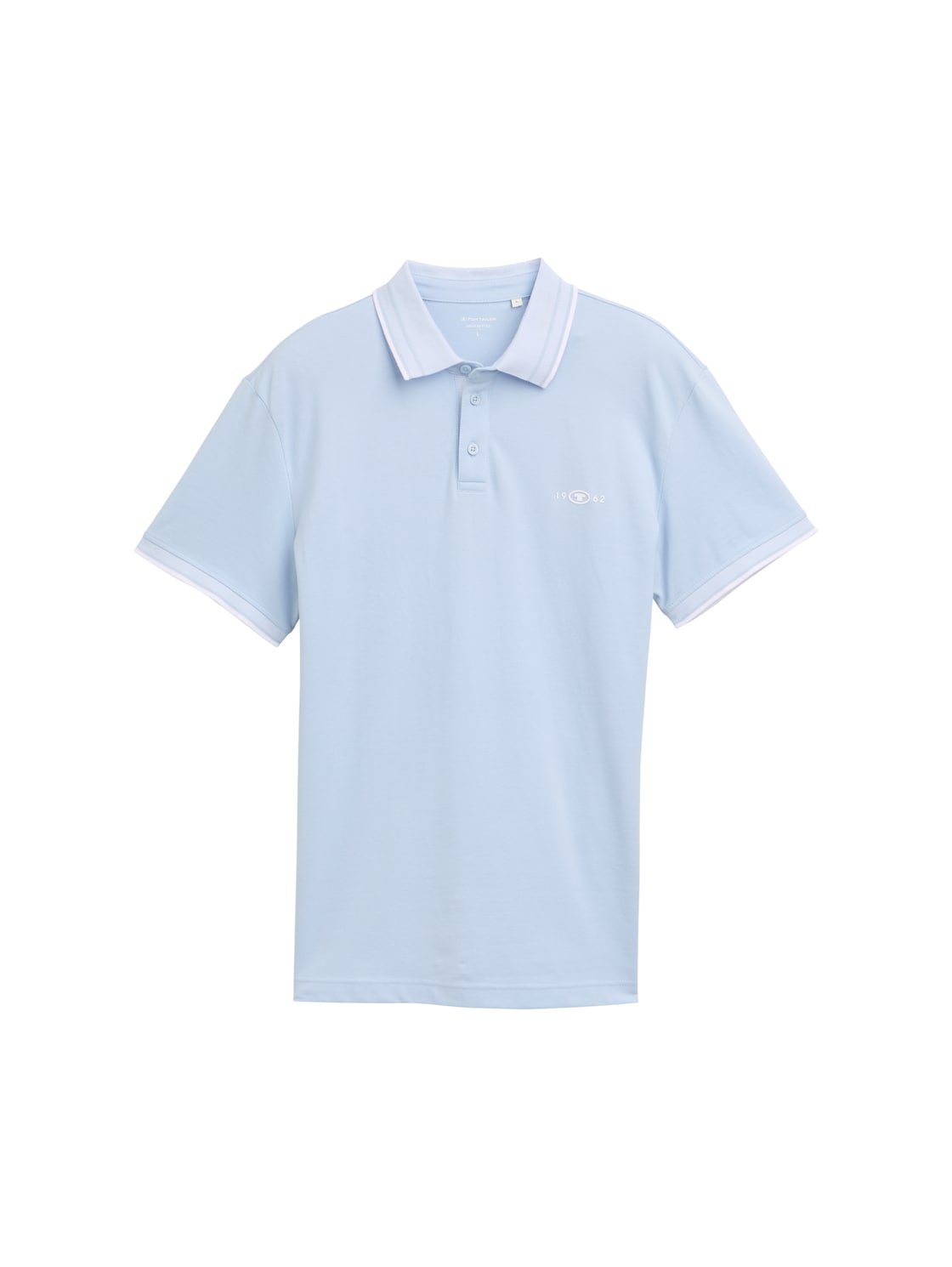 TOM TAILOR Herren Piqué Poloshirt mit Stretch, blau, Uni, Gr. XXL von Tom Tailor
