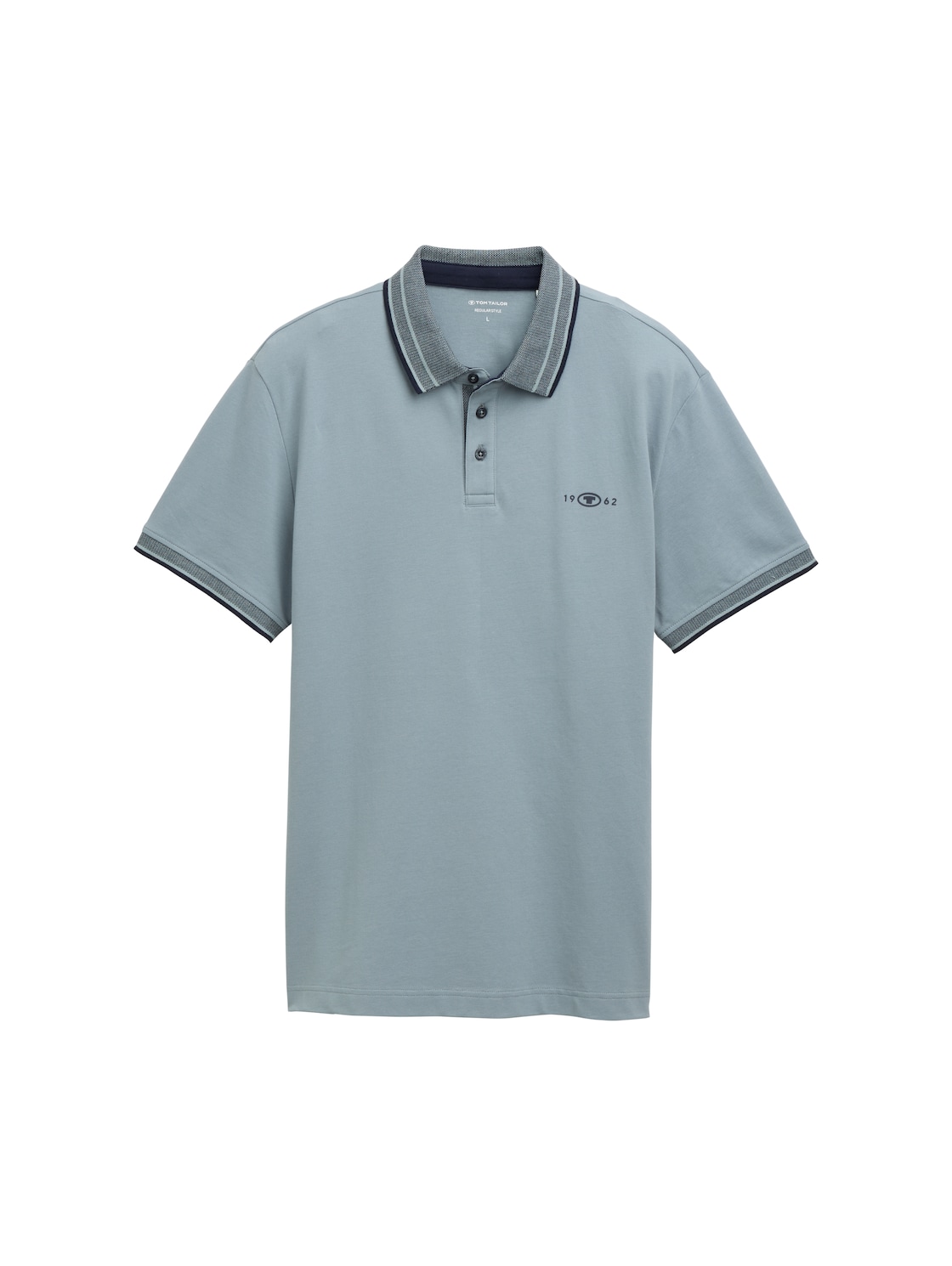 TOM TAILOR Herren Piqué Poloshirt mit Stretch, grün, Uni, Gr. XXL von Tom Tailor