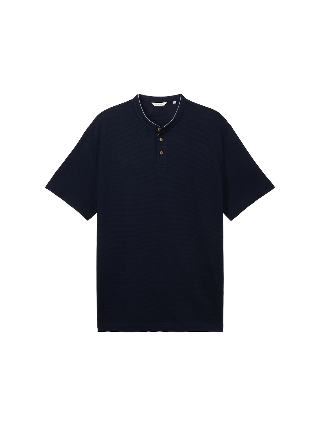 TOM TAILOR Herren Plus - Poloshirt mit Stehkragen, blau, Uni, Gr. 2XL von Tom Tailor