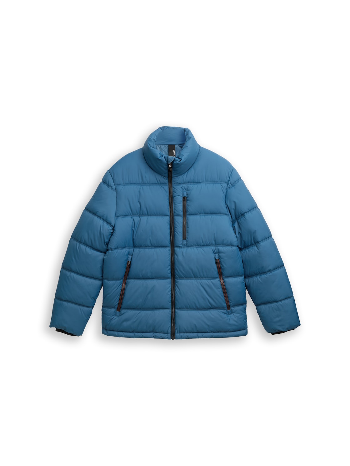 TOM TAILOR Herren Puffer-Jacke aus wasserabweisendem Material, blau, Uni, Gr. XXL von Tom Tailor
