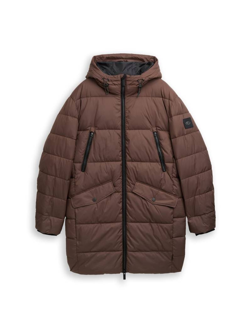 TOM TAILOR Herren Puffer Parka mit Kapuze, braun, Uni, Gr. XXL TOM TAILOR Herren Puffer Parka mit Kapuze, braun, Uni, Gr. XXL von Tom Tailor