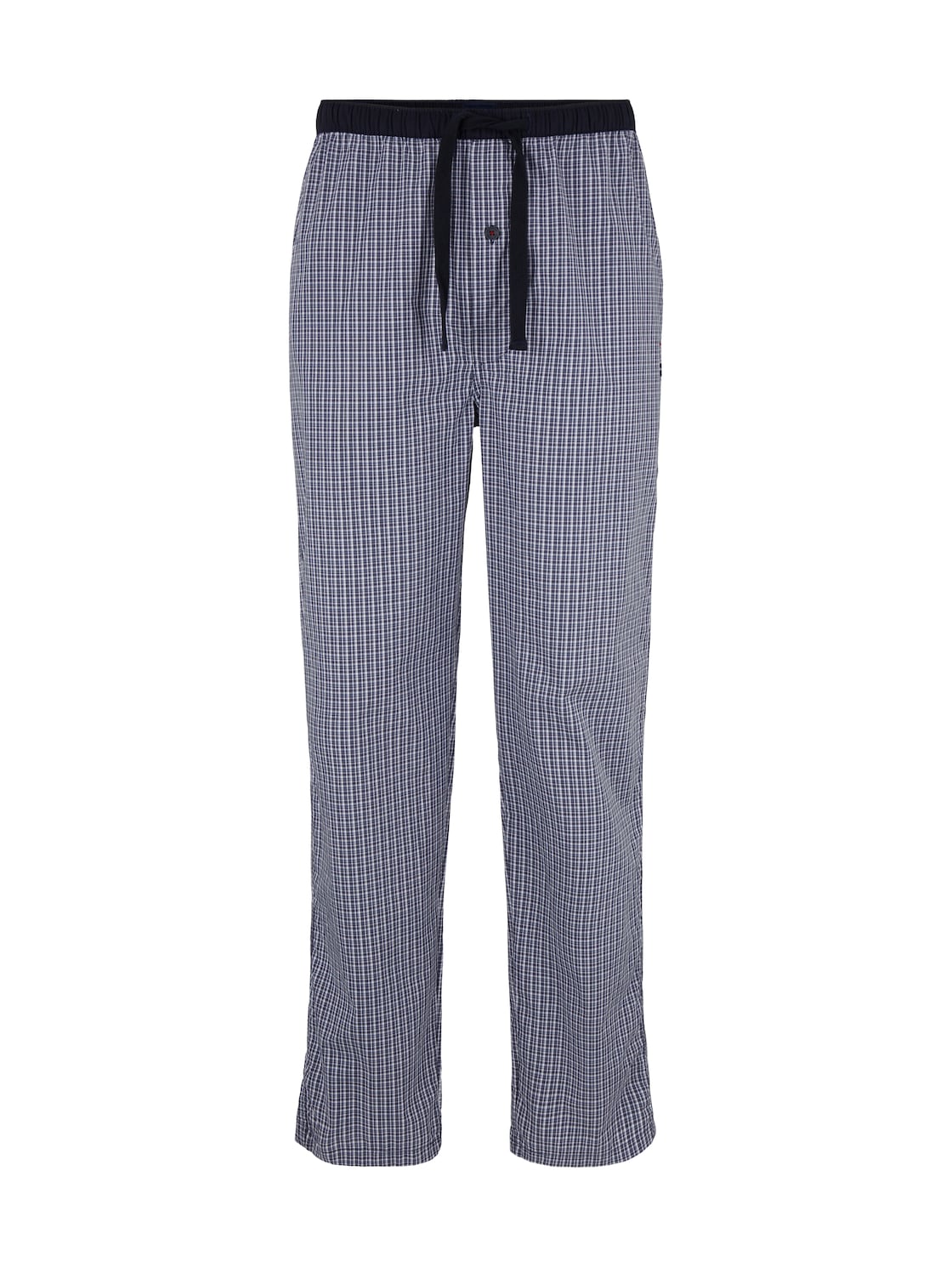 TOM TAILOR Herren Pyjama-Hose aus Baumwolle mit Karomuster, blau, Kariert, Gr. 52/L von Tom Tailor