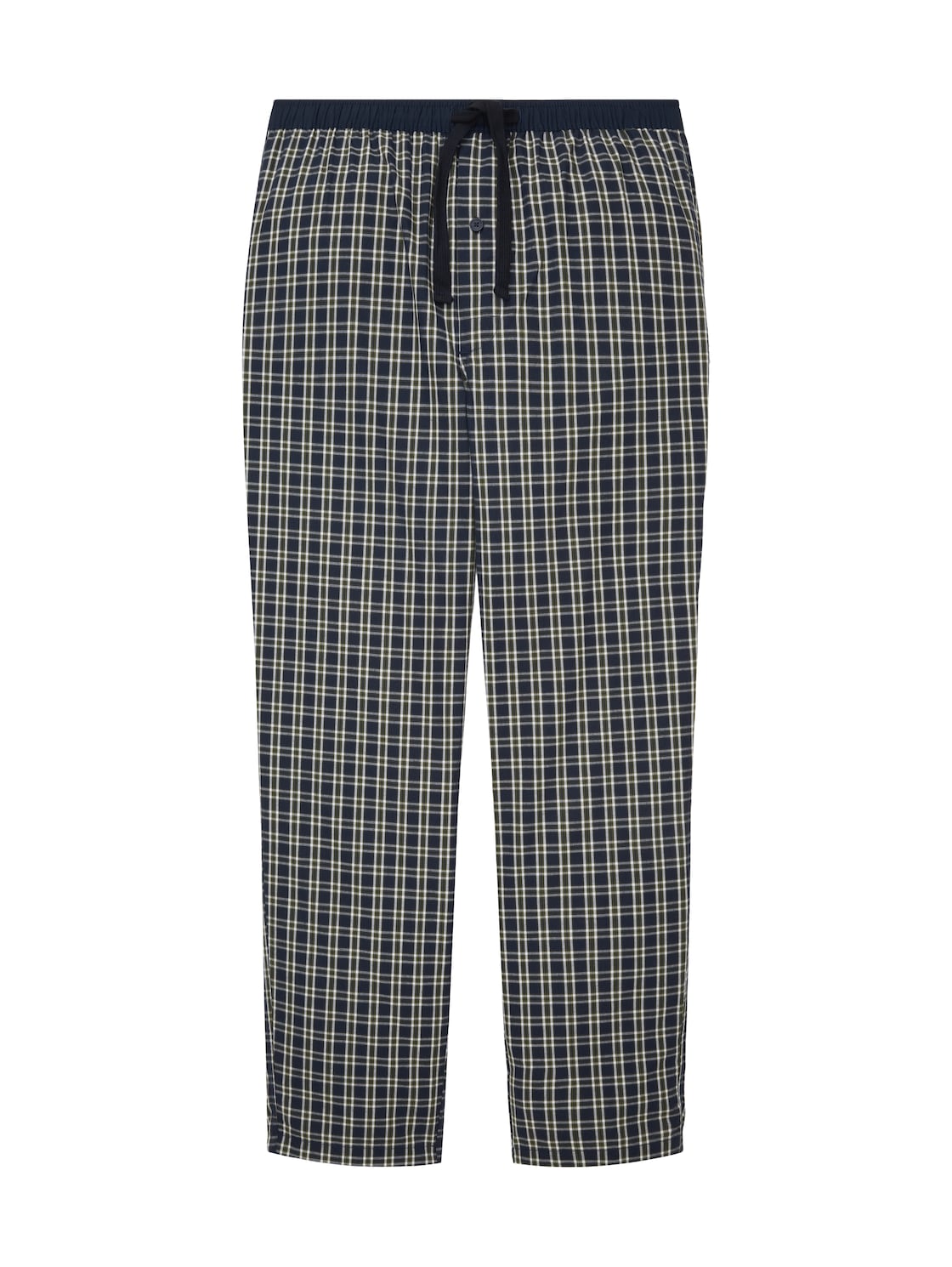 TOM TAILOR Herren Pyjama-Hose aus Baumwolle mit Karomuster, grün, Kariert, Gr. 52 von Tom Tailor