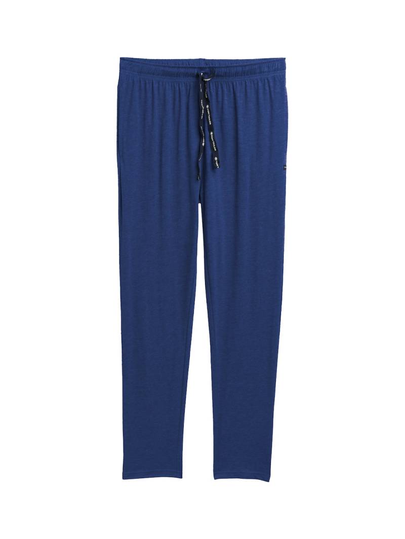 TOM TAILOR Herren Pyjama-Hose in Melange-Optik, blau, Meliert, Gr. 50 von Tom Tailor