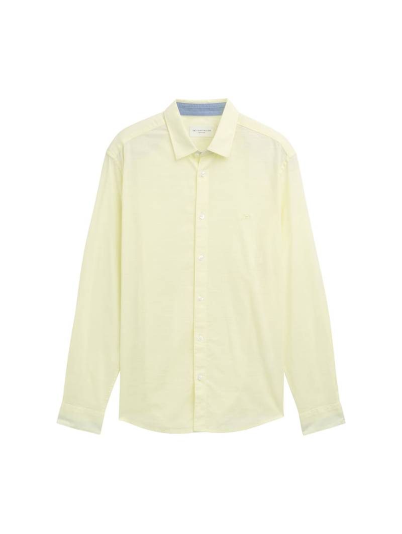 TOM TAILOR Herren Regular Fit Hemd mit Logo-Stickerei, grün, Uni, Gr. XS TOM TAILOR Herren Regular Fit Hemd mit Logo-Stickerei, grün, Uni, Gr. XS von Tom Tailor