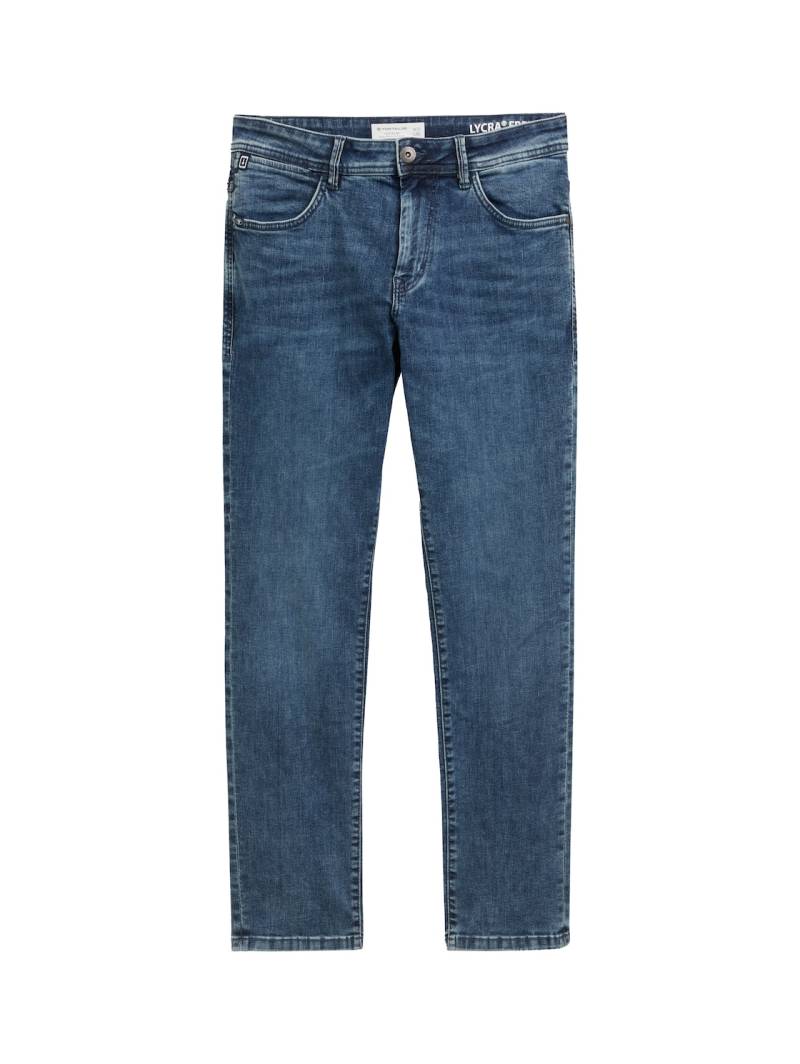 TOM TAILOR Herren TTJOSH REGULAR SLIM Jeans, blau, Uni, Gr. 38/32 von Tom Tailor