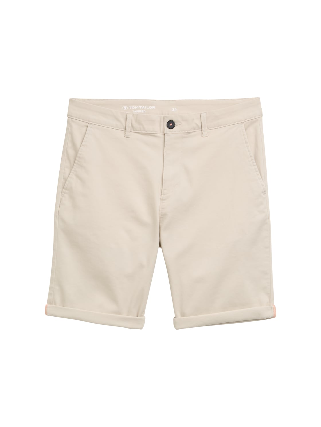 TOM TAILOR Herren Slim Chino Shorts, braun, Uni, Gr. 38 von Tom Tailor