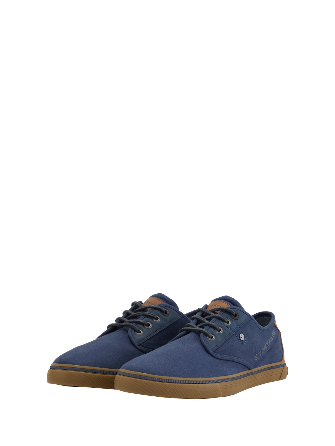 TOM TAILOR Herren Sneaker zum Binden, blau, Uni, Gr. 41 von Tom Tailor