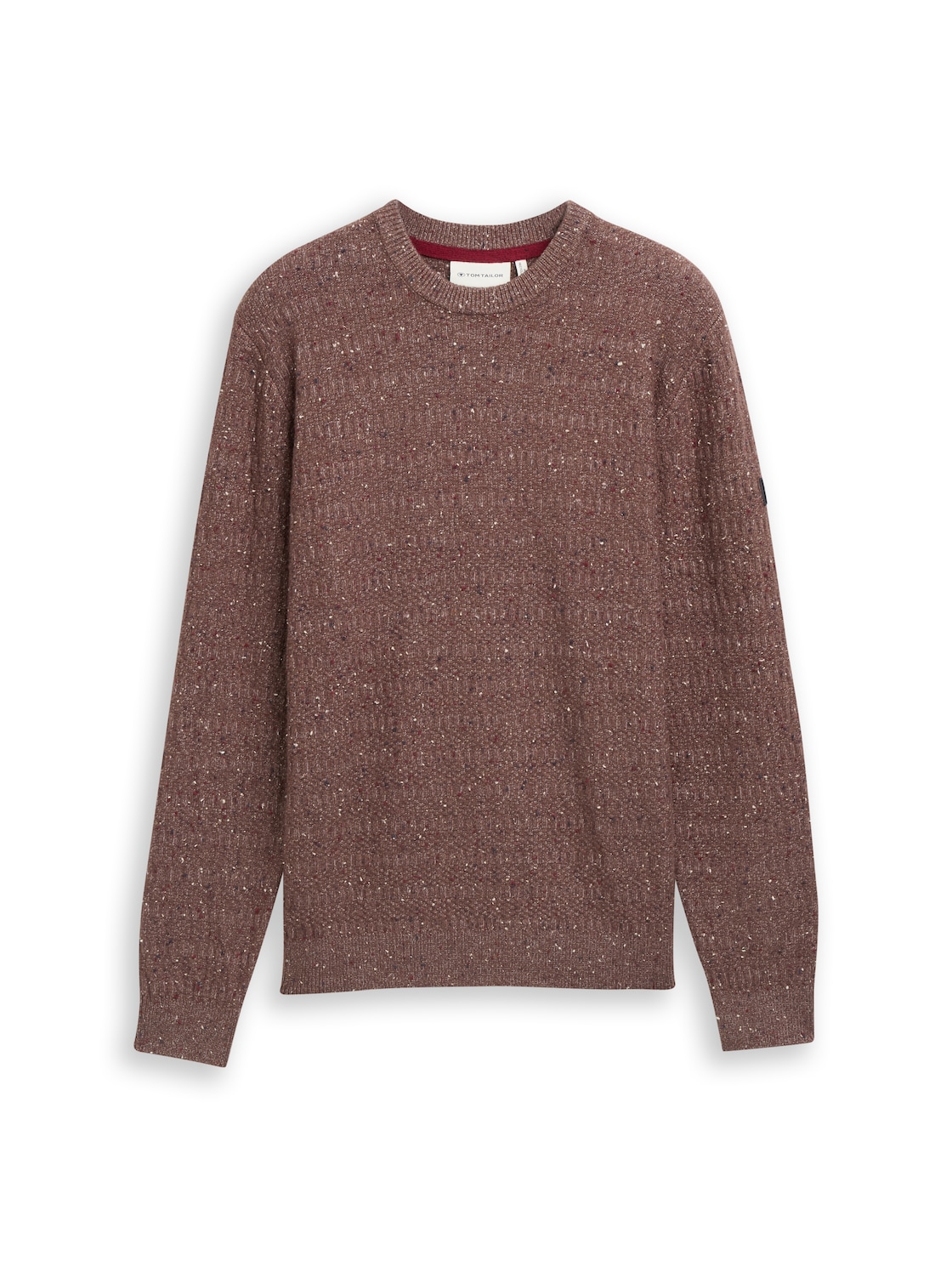 TOM TAILOR Herren Strickpullover mit Rundhalsausschnitt, braun, Meliert, Gr. XXL TOM TAILOR Herren Strickpullover mit Rundhalsausschnitt, braun, Meliert, Gr. XXL von Tom Tailor