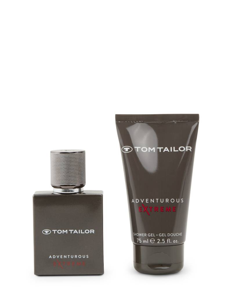 TOM TAILOR Herren TT ADVENTUROUS EXTREME Geschenkset EdT 30ml | Shower Gel 75 ml, schwarz, Uni, Gr. 30ml von Tom Tailor