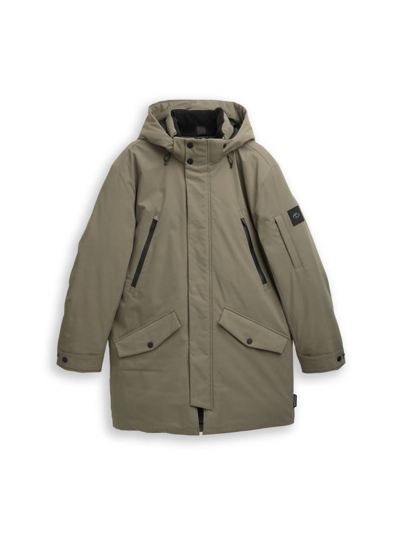 TOM TAILOR Herren TT.PRO.TECH Parka mit abnehmbarer Kapuze, grün, Uni, Gr. XL TOM TAILOR Herren TT.PRO.TECH Parka mit abnehmbarer Kapuze, grün, Uni, Gr. XL von Tom Tailor